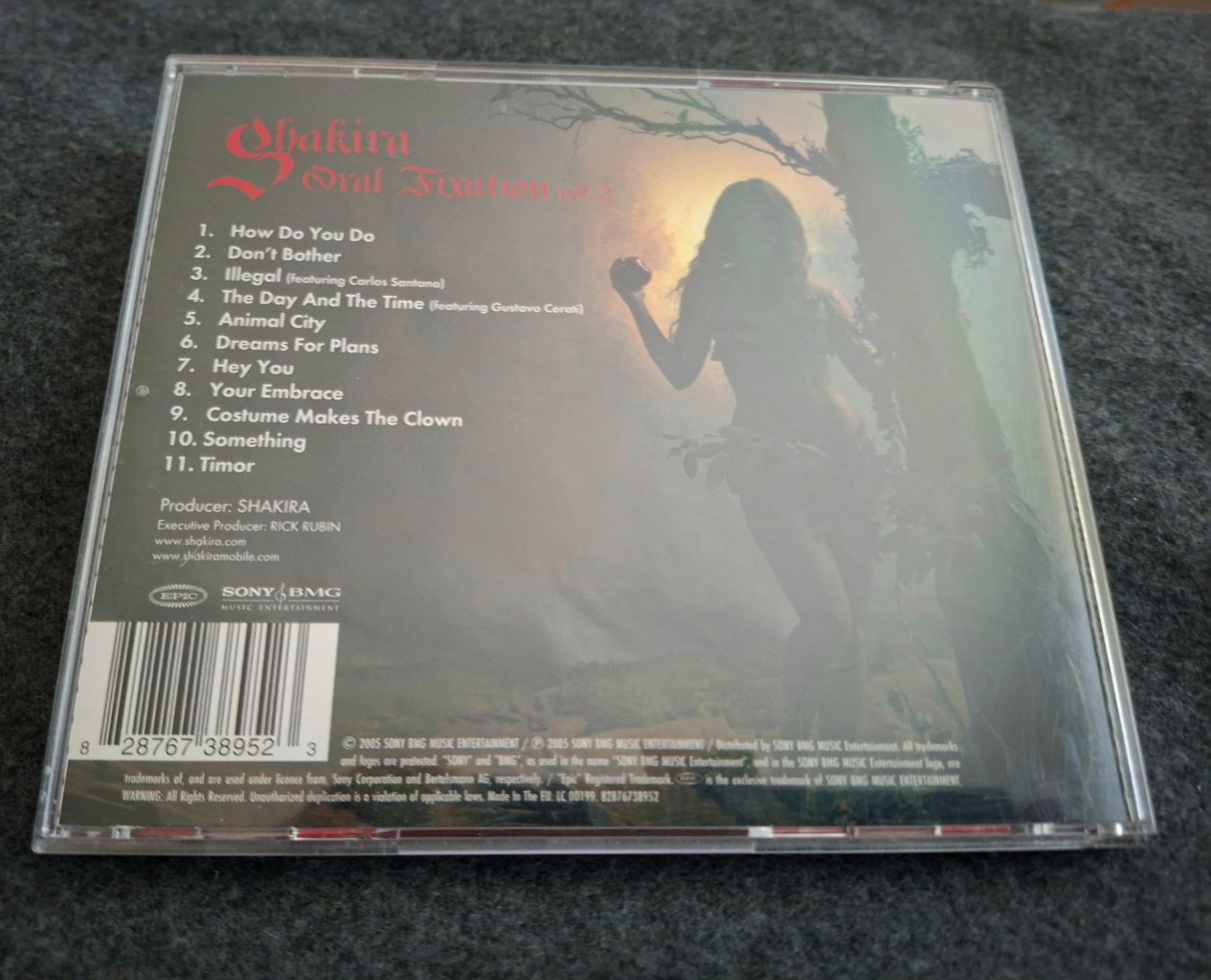 CD: Shakira CD, Oral Fixation – Usato da Merenschwand venduto da lea61 1