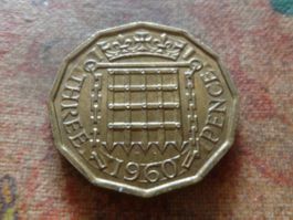ROYAUME-UNI  Three Pence  1960  (g-b)
