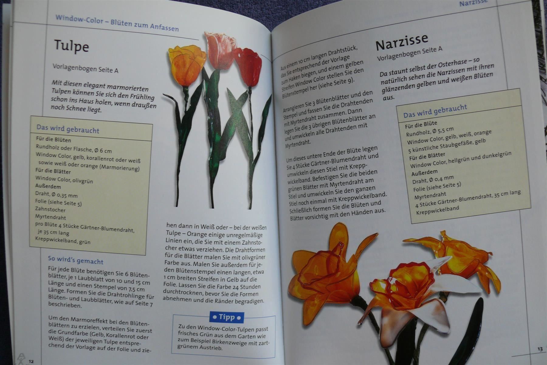 Libri: * Blumenschmuck aus Window Color / 2000 Augustus Verlag – Usato da Muttenz venduto da Negnuja 1