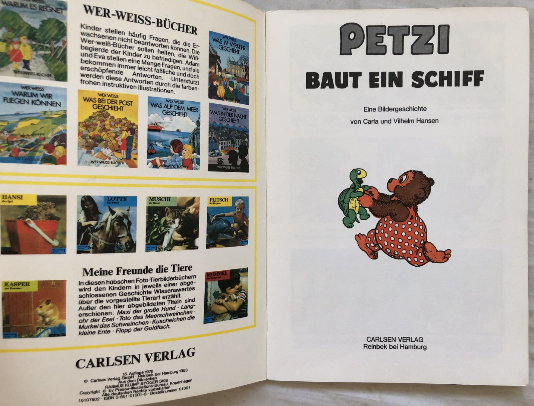 Fumetti: 21x PETZI - Hefte - Carlsen Verlag – Usato da Schaffhausen venduto da durruti 8