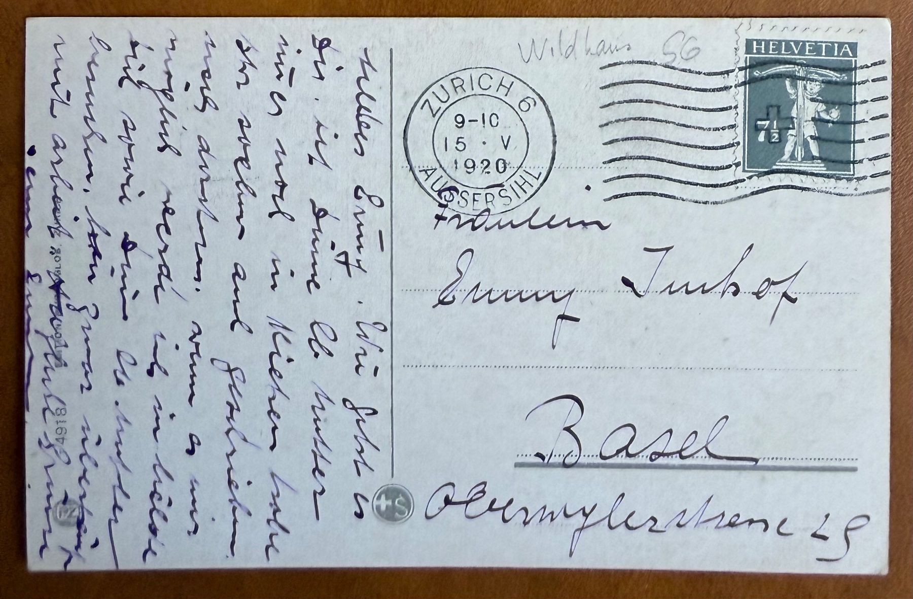 Cartes postales: Wildhaus 1920 – D'occasion à Lutry par Ediego 1