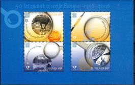 ** POSTFRISCH **EUROPABLOCK 50 JAHRE JUBILÄUM SLOVENIEN-1-30