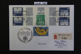 CH 1973 Brief mit sauberem Sonderstempel            Los 7202