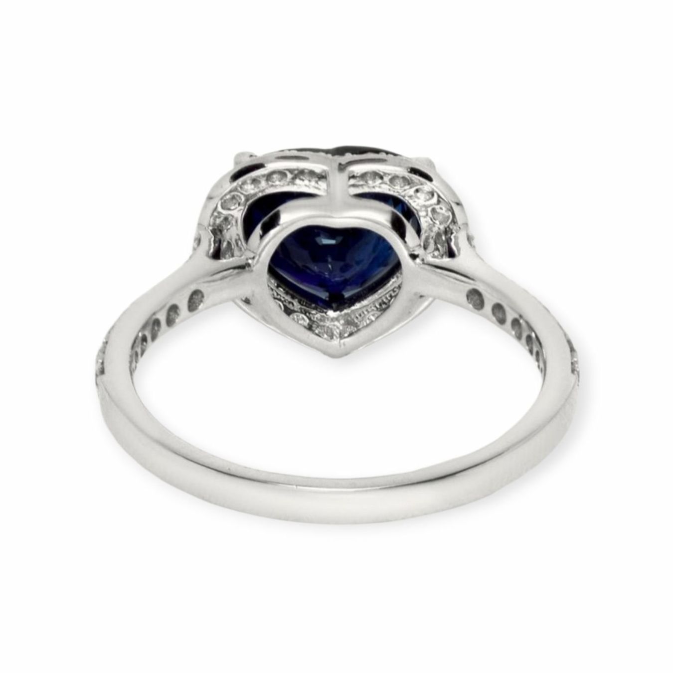 Anelli: Saphir-Ring 14k Weissgold 3,04ct – Nuovo e nell'imballaggio originale da Illnau venduto da Juwelier_Mahler_GmbH 3
