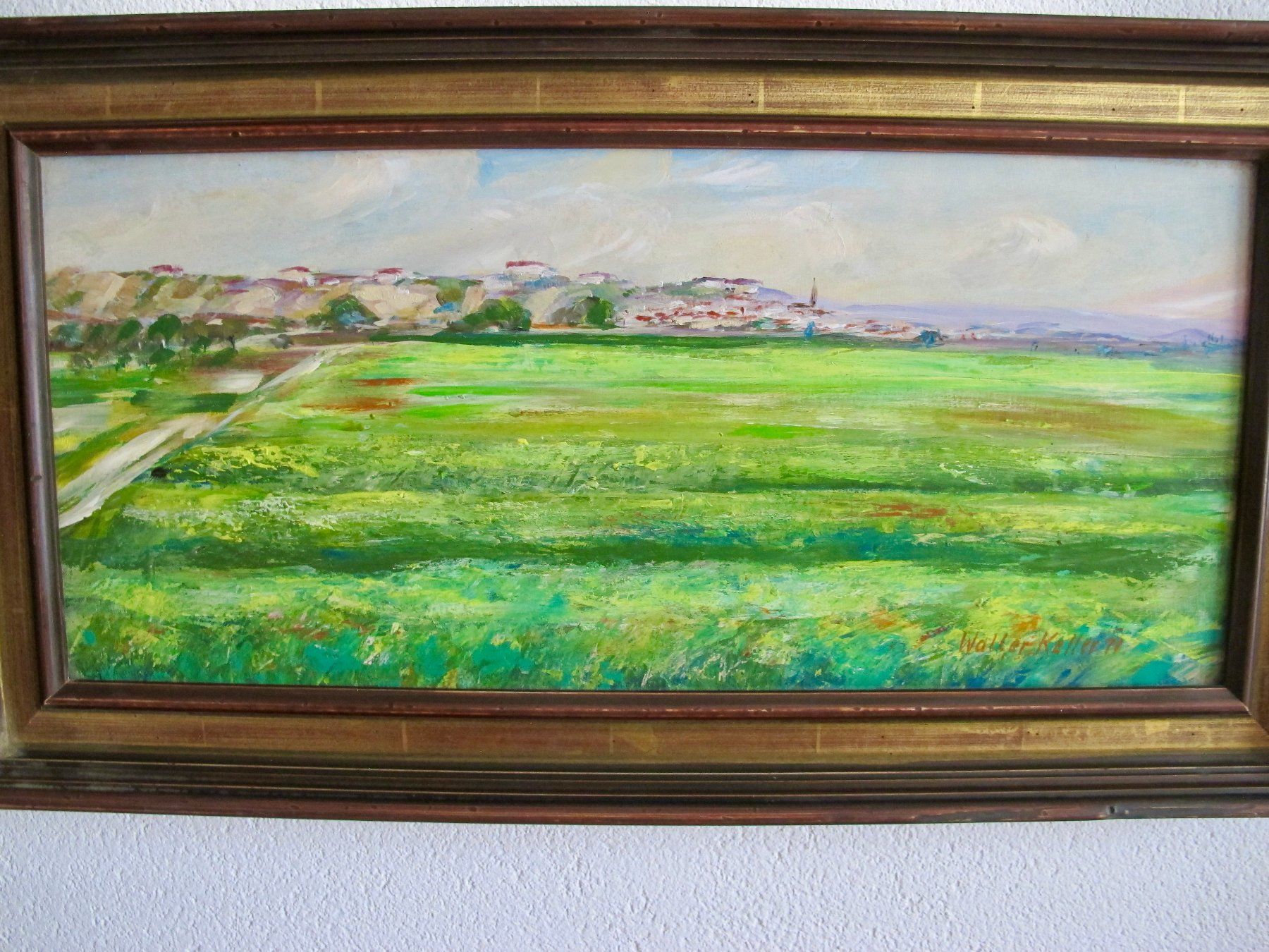 Gemälde: Walter Keller Landschaftsbild von 1971 – Gebraucht aus Wädenswil von Turusukko 4