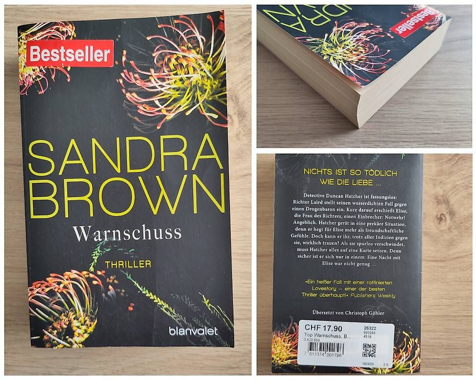 Libri: Zwei Bücher von Sandra Brown – Usato da Rorschacherberg venduto da c_v_nh92 1