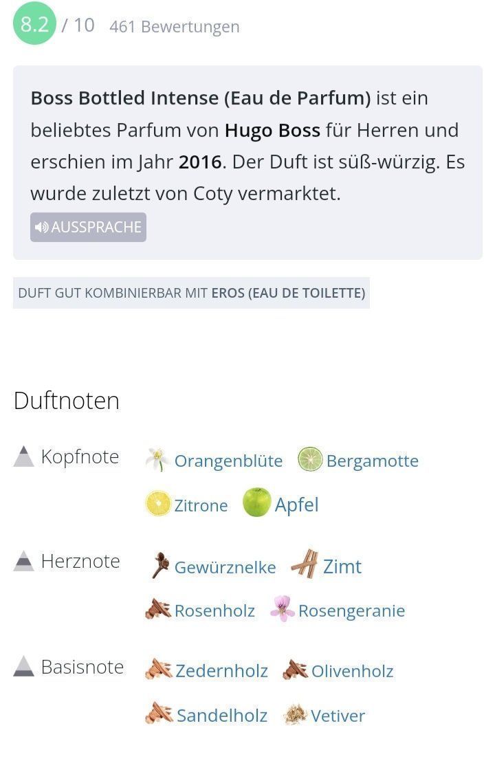 Hugo Boss Parfum & Eau de Toilette: 2 ml BOSS BOTTLED INTENSE EDP ABFÜLLUNG – Neu (gemäss Beschreibung) aus St. Gallen von CaliSunshine 3