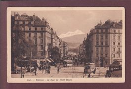 GENEVE - Hôtel Suisse - Tram