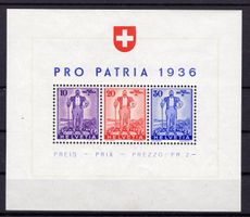 R2520  /  Pro patria 1936 neuf XX