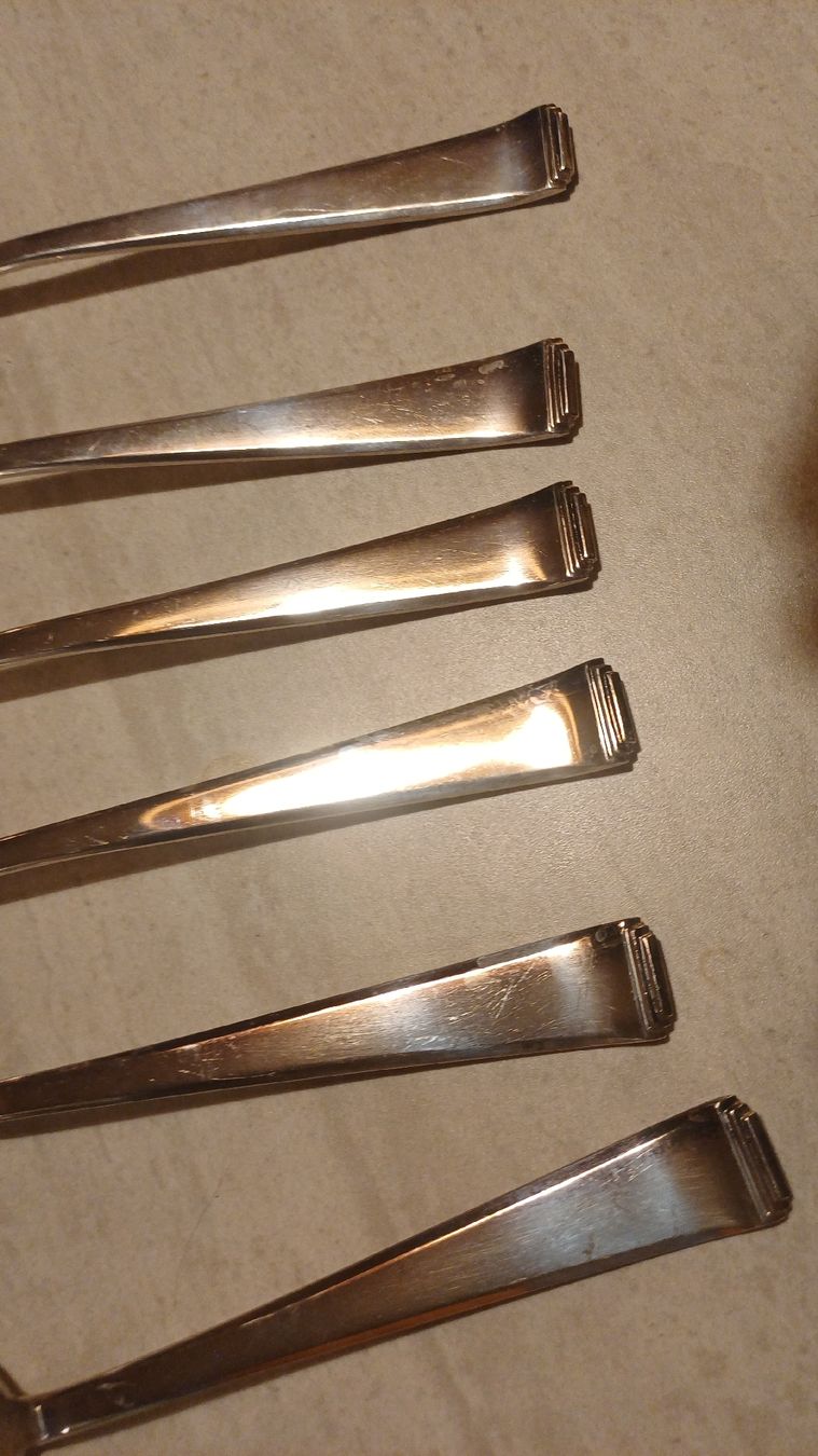 Löffel: 6  Suppenlöffel  versilbert  – Gebraucht aus Flawil von Naphtali 1