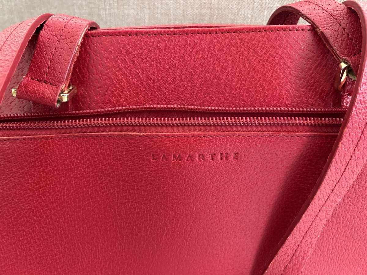 Borse da donna: Rote Lamarthe Handtasche aus Leder – Usato da Bülach venduto da lguedeskr 1