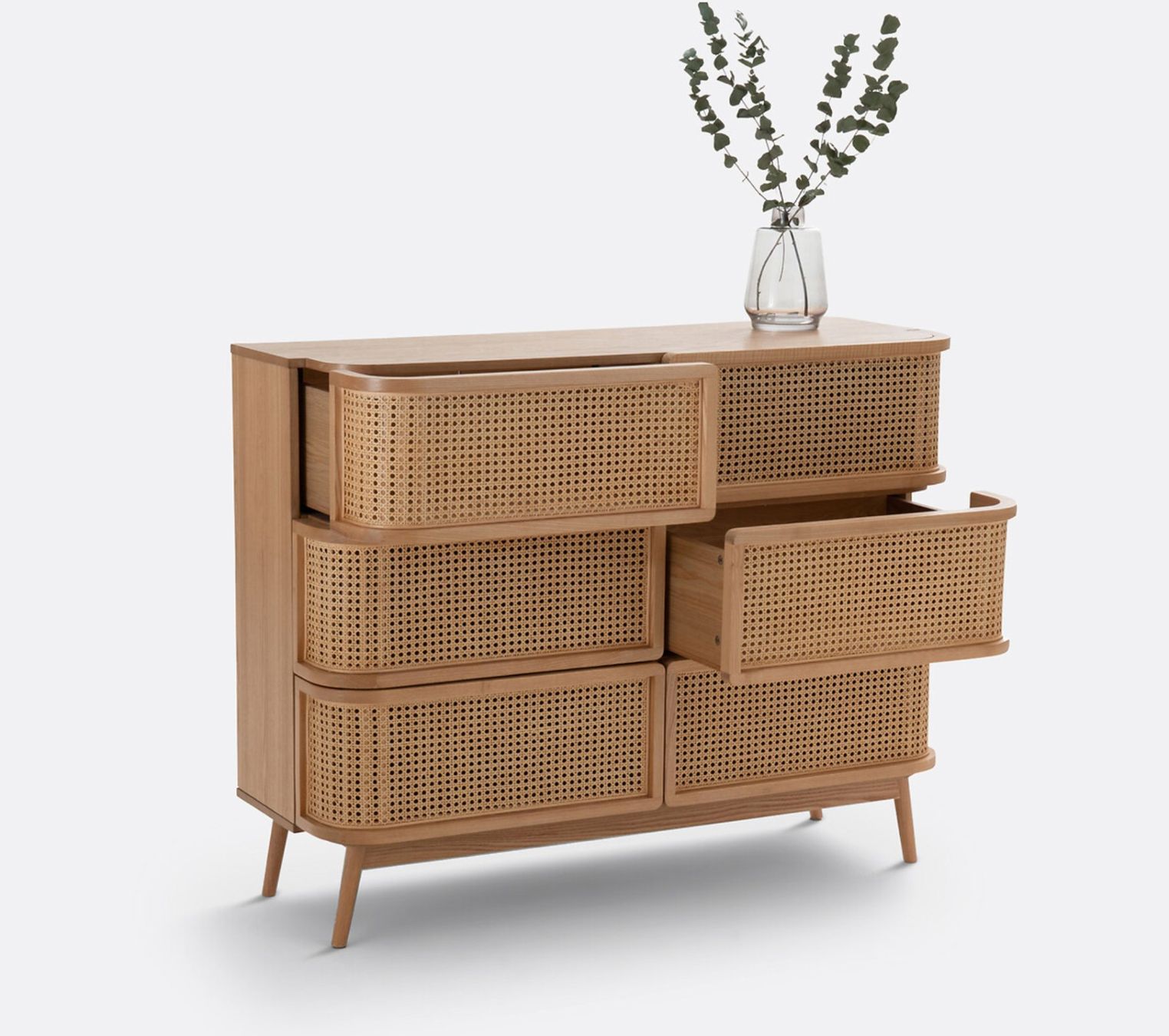 La Redoute Cassettiere: Commode 6 tiroirs en cannage La redoute – Nuovo (secondo la descrizione) da Lausanne venduto da Fanfan.dubs 2