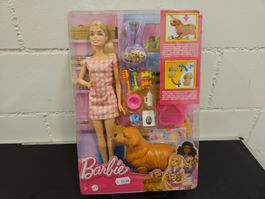 Neu - Barbie - Hundemama mit Welpen