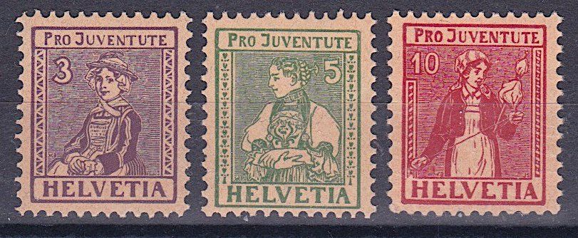 Alle Briefmarken: PJ 1917, postfrisch** – Neu (gemäss Beschreibung) aus Richterswil von Dyaris2025