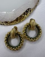 Ohrringe Kongo Emerald / Handmade / Handarbeit / Delica(neu)