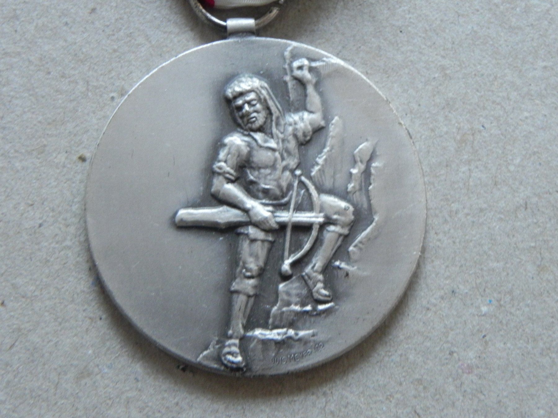 Medaillen: Medaille Tell Geschichte Schweiz 1962 – Gebraucht aus Siebnen von krimsie