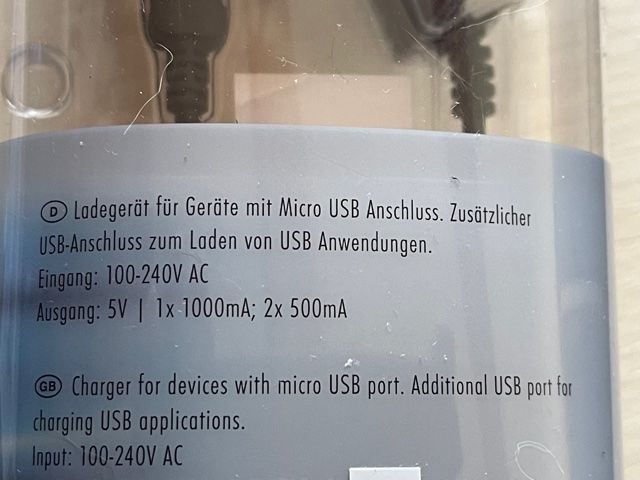 Kabel: Micro-USB Ladegerät ANSMANN – Neu und originalverpackt aus Mönchaltorf von lubusc 4