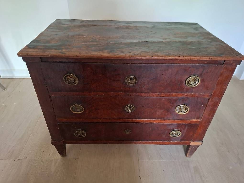 Commodes: Petite commode de style italien en acajou – D'occasion à Cully par agathe75 3