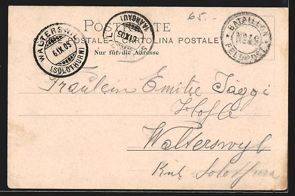 Cartoline postali: Strengelbach, Ortsansicht mit Fernblick, – Usato da Berlin venduto da bartko-reher 1