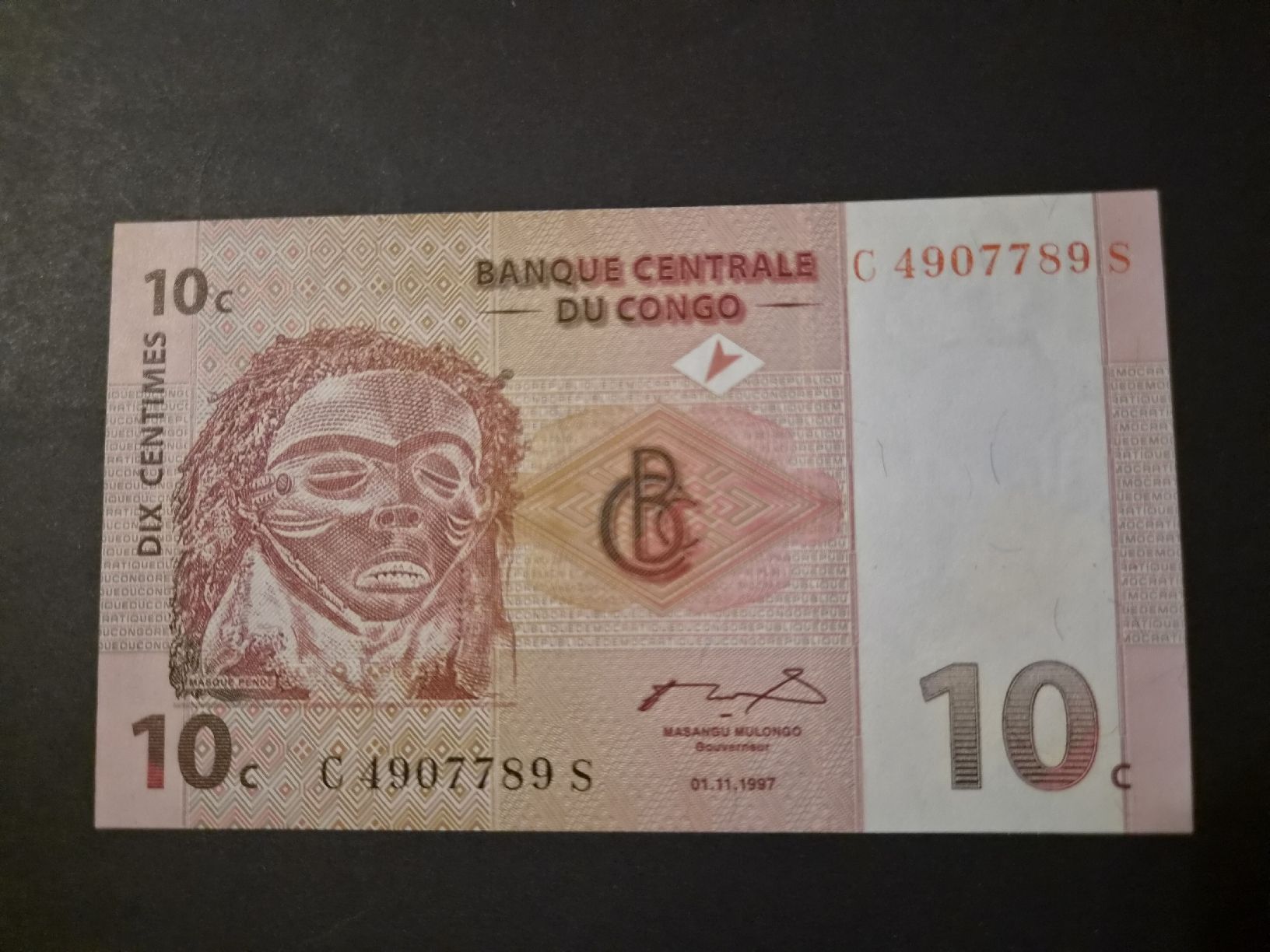 Banconote: Congo 1997 10 centimes P82a UNC – Nuovo (secondo la descrizione) da Versoix venduto da rucio