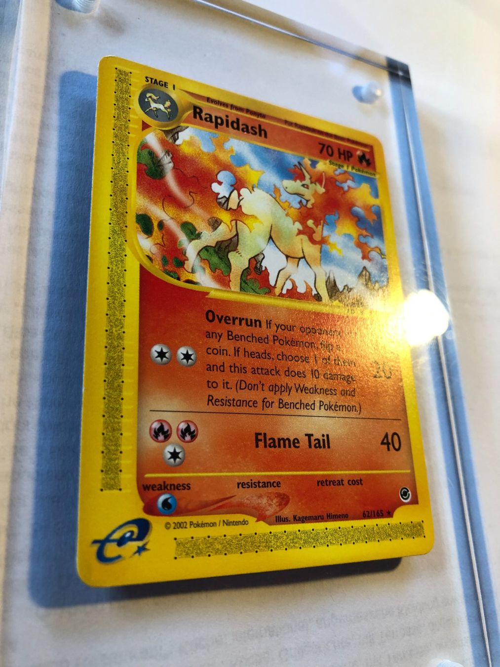 Sammelbilder & Trading cards: Rapidash (rare) Expedition - MINT - ab 1.- – Gebraucht aus Giubiasco von dan_pr8b 1
