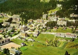 CRANS-MONTANA Vue aérienne