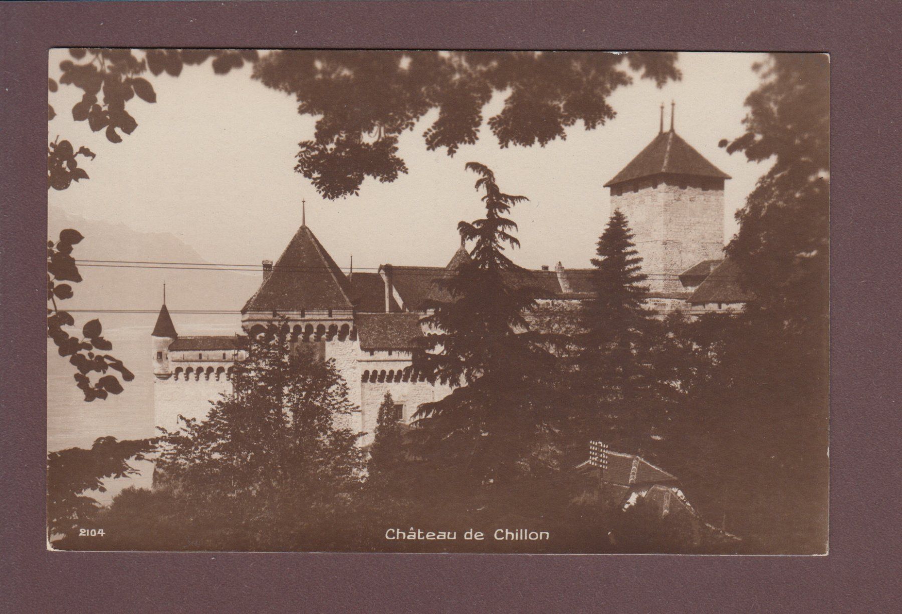 Cartoline postali: Château de CHILLON – Usato da Pully venduto da nicecards
