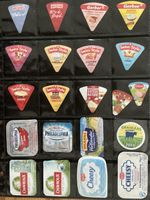 20 verschiedene Käse-Deckel