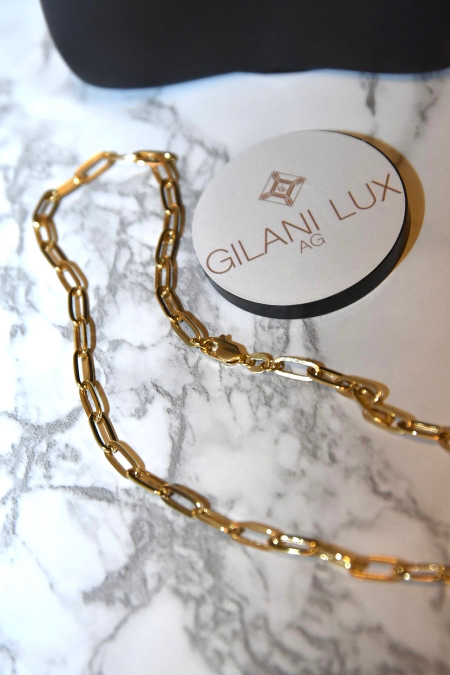 Catenine: 18K GELBGOLD KETTE – Nuovo e nell'imballaggio originale da Baden venduto da Gilani_Lux_AG 2