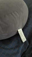MUJI Round Grey Plush Pillow