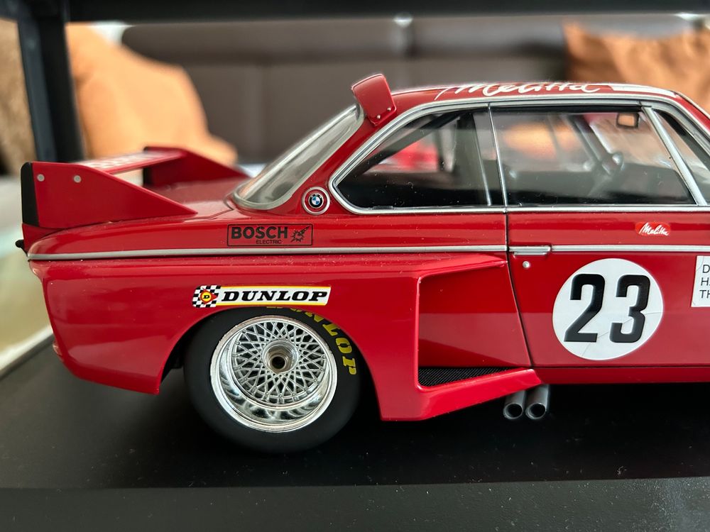 Minichamps 1:18 - Coche a escala - BMW 3.0 CSL - Colección Heritage