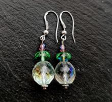 Boucles d'oreilles Swarovski et Argent 925