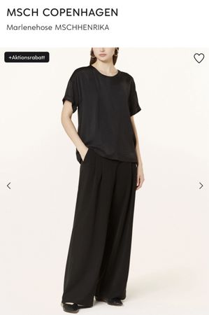 MSCH COPENHAGEN Marlene Pants Black Size XS (S)