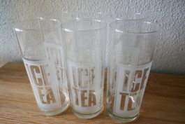 "Queens" Eistee-Gläser Neu !