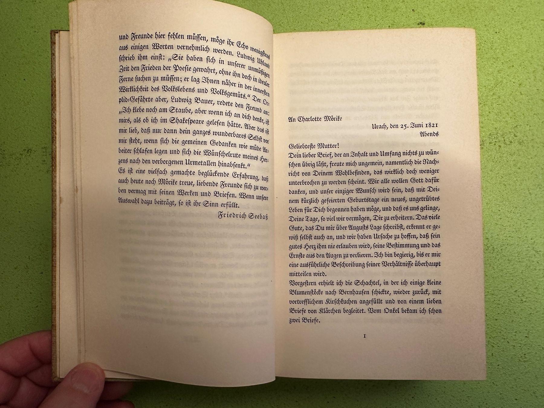 Bücher: Eduard Mörike: Briefe – Gebraucht aus Zürich von allp 3