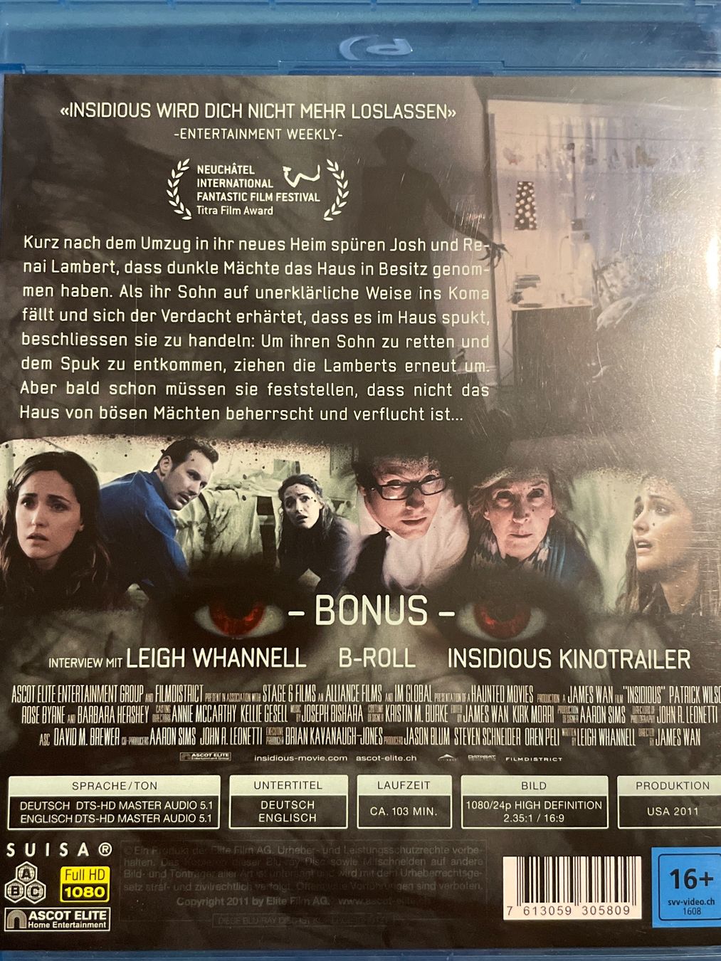 Alle DVDs: Insidious  (2010) – Gebraucht aus Waldenburg von Gonzo8 1