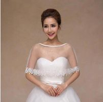 NEUES hübsches Braut Bolero weiss für Gr. XS/S - 222137