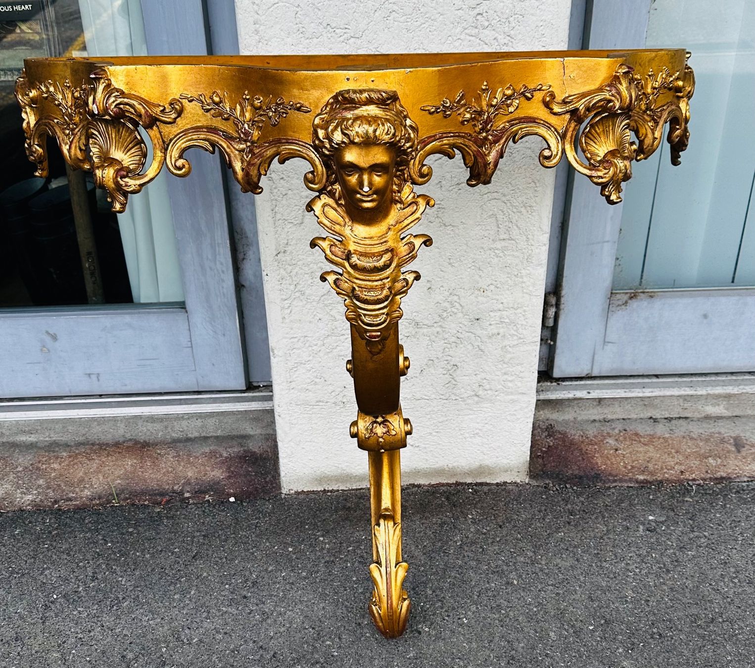 Console: Rokokokonsolen-Gestell ohne Platte – Usato da Meggen venduto da Pad01