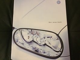 VW Golf Verkaufsprospekt 32 Seiten Februar 1998