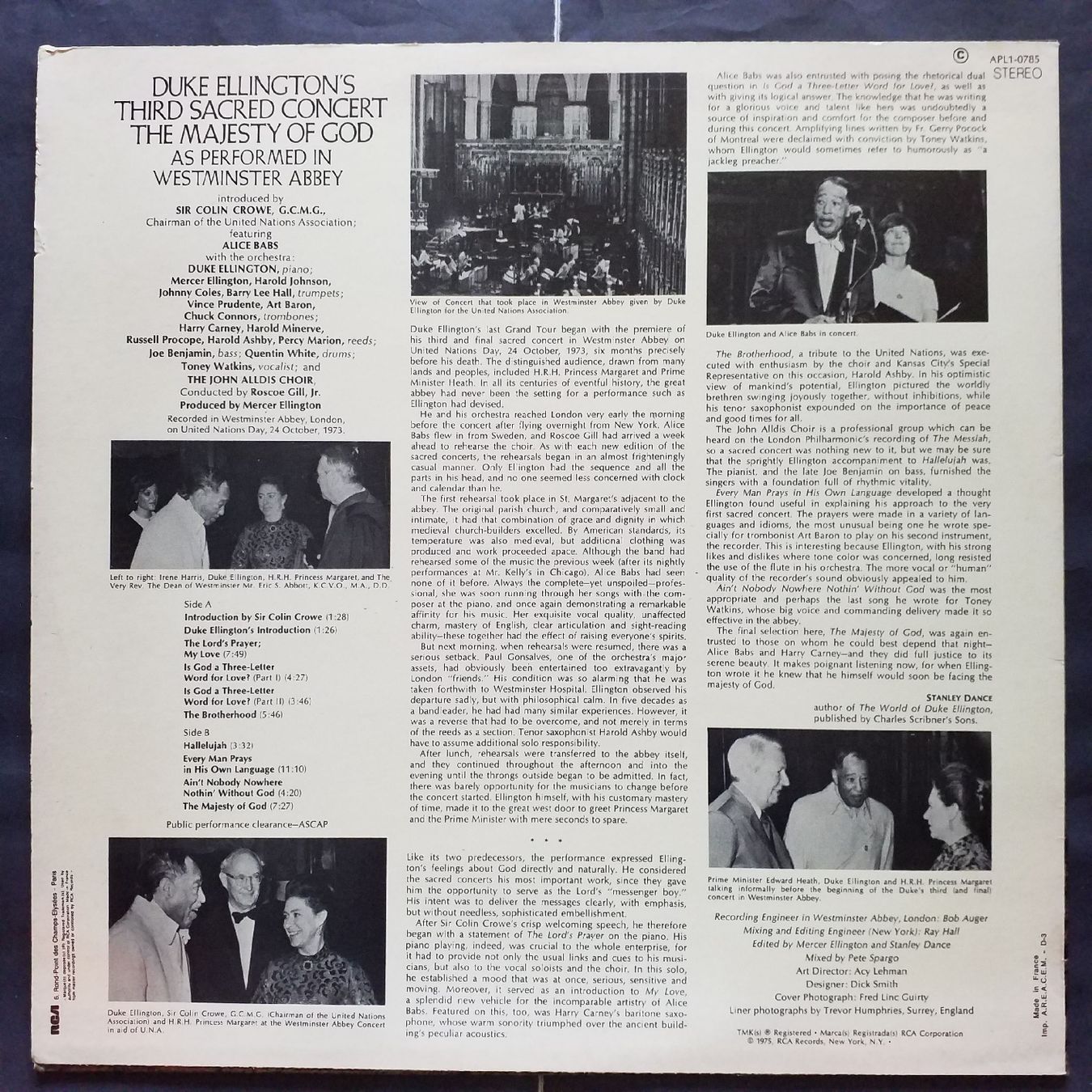 Dischi in vinile: DUKE ELLINGTON,  third ......... 1st 1975  - NEW - – Nuovo (secondo la descrizione) da Yverdon-les-Bains venduto da Jacotreut 1