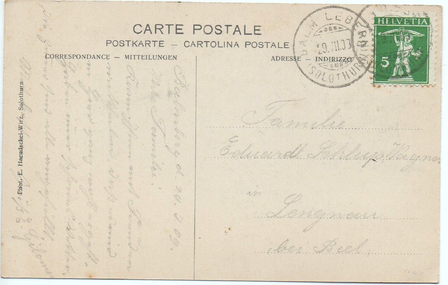 Cartoline postali: 2-Bild-AK VORDER-BALMBERG Kurhaus – Usato da Jona venduto da philajona 1