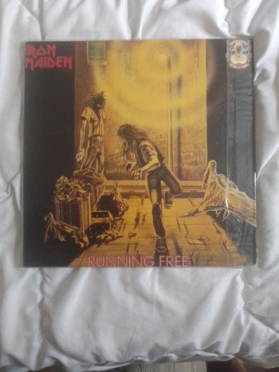 Iron Maiden LP single Running Free with M.Thatcher (Gebraucht) in ...