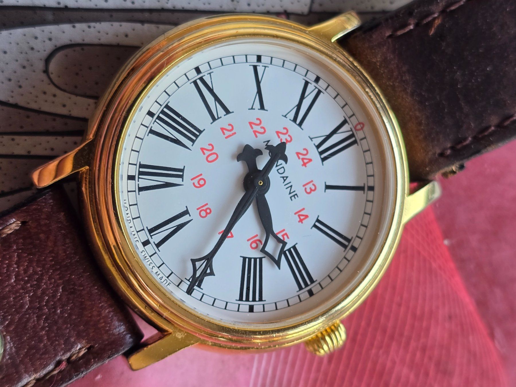 Mondaine Orologi: 427 Mondaine Automatic Jubiläumsedition wunderschoen – Usato da Muri AG venduto da Corredor