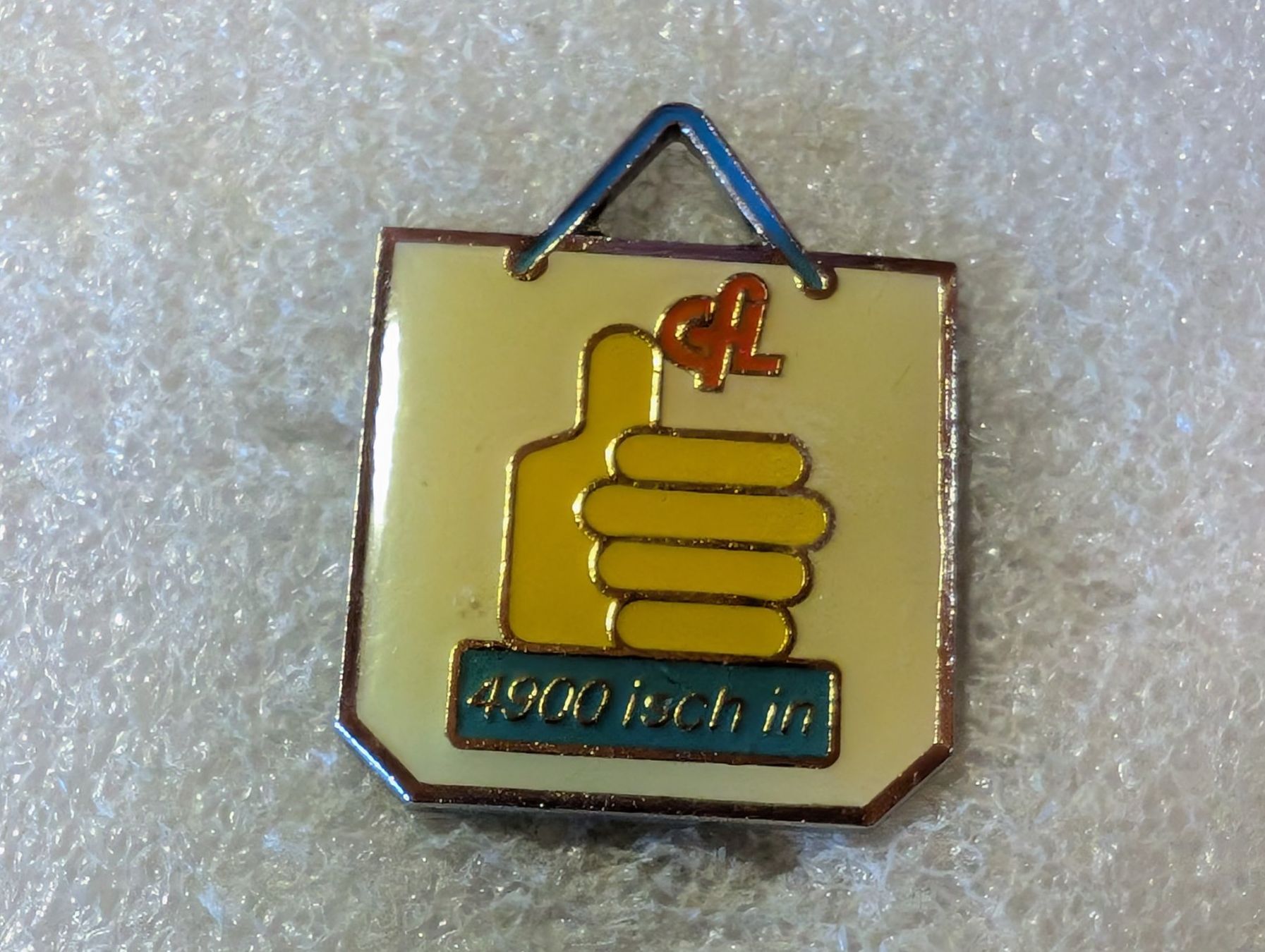 Placchette & Badge: Ansteckpin 229: 4900 isch in – Usato da Oppligen venduto da Pin-Fall-Shop