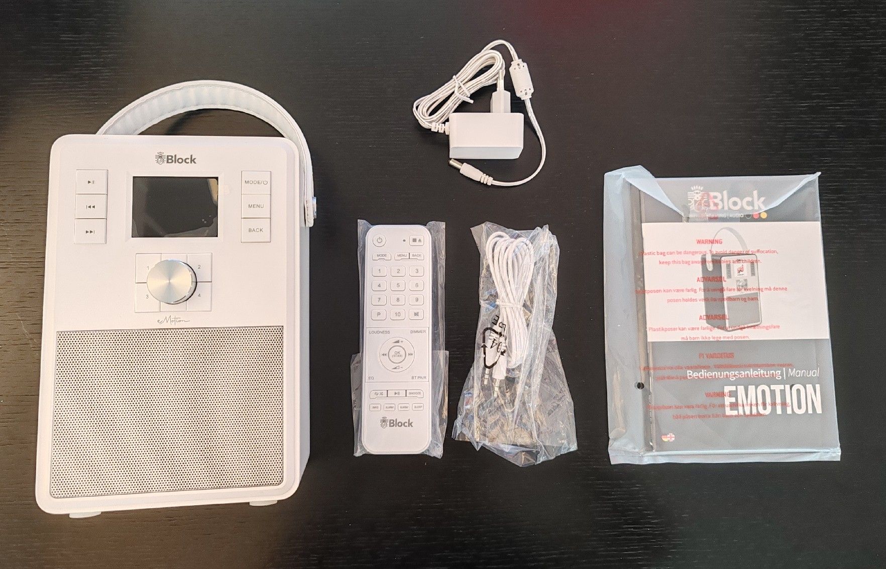 Radio: Block Emotionwhite internet radio - Neu – Nuovo e nell'imballaggio originale da Bern venduto da PrettyGood 4
