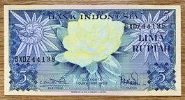 5 Rupiah Indonesien 1959!!! UNC!!!