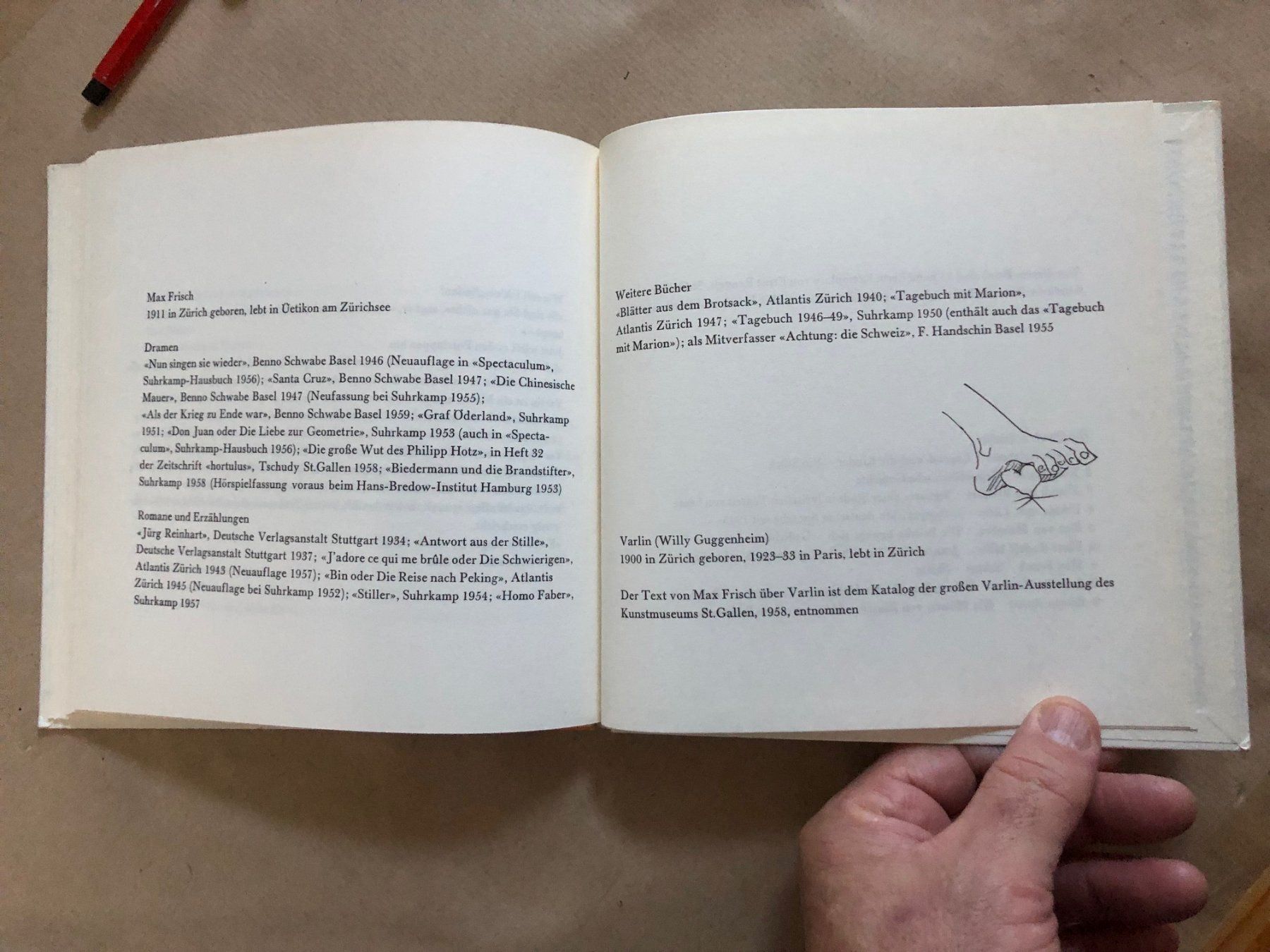 Bücher: Max Frisch: Schinz – Gebraucht aus Zürich von allp 8