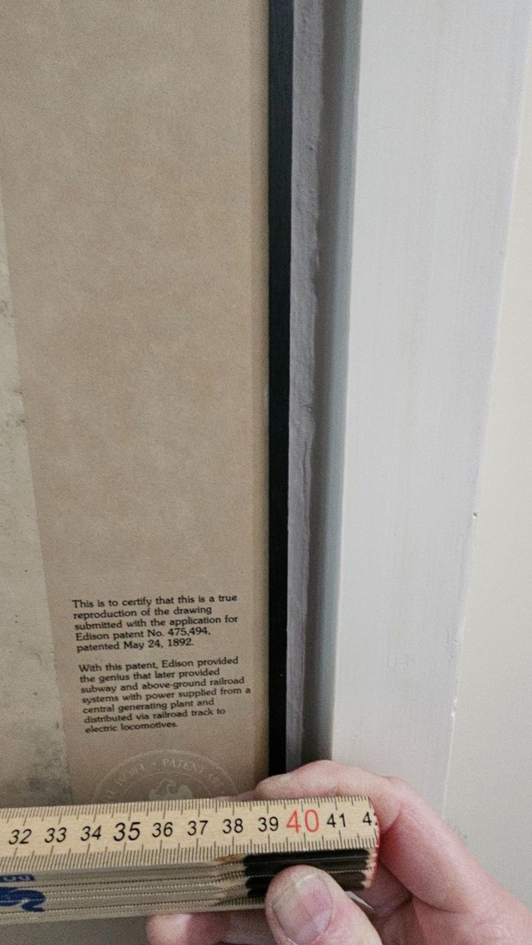 Foto & Immagini: Bild eines Patentes von Edison (kein Original!) – Usato da Bettlach venduto da Natan3 3