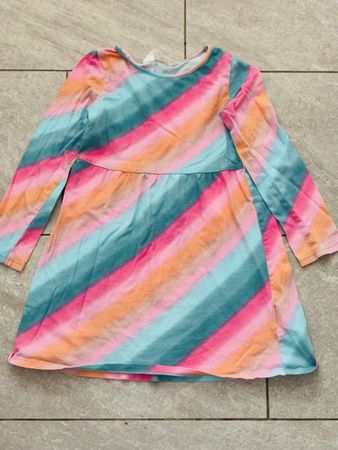 Kleid H&M gestreift bunt Grösse 122/128 guter Zustand
