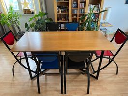 K.K. Foerster Design Sinus Stühle mit Tisch